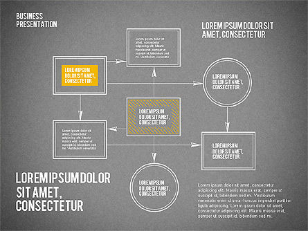 Presentación con Formas de Negocios, Diapositiva 13, 02080, Modelos de negocios — PoweredTemplate.com