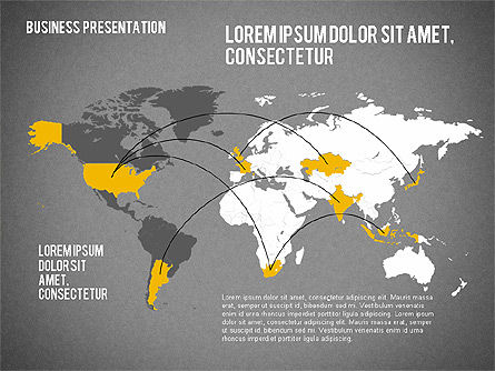 Présentation avec des formes commerciales, Diapositive 15, 02080, Modèles commerciaux — PoweredTemplate.com