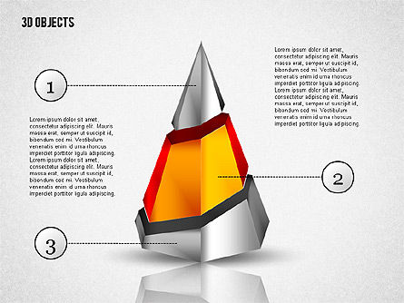 Formas compuestas 3D, Diapositiva 8, 02081, Formas — PoweredTemplate.com