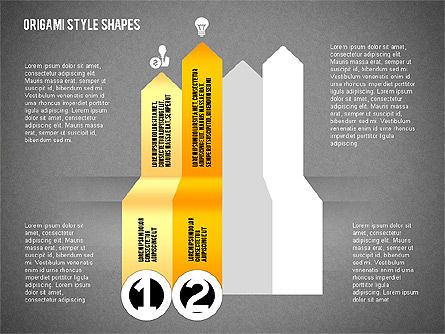 Schéma de processus à quatre étapes, Diapositive 10, 02084, Schémas de procédés — PoweredTemplate.com