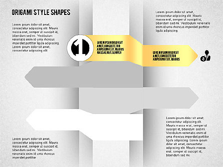 Schéma de processus à quatre étapes, Diapositive 5, 02084, Schémas de procédés — PoweredTemplate.com