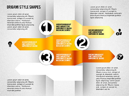 Schéma de processus à quatre étapes, Diapositive 7, 02084, Schémas de procédés — PoweredTemplate.com