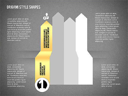 Schéma de processus à quatre étapes, Diapositive 9, 02084, Schémas de procédés — PoweredTemplate.com