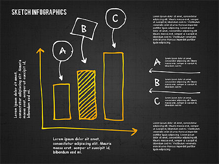 Gráficos de estilo dibujados a mano, Diapositiva 10, 02085, Modelos de negocios — PoweredTemplate.com