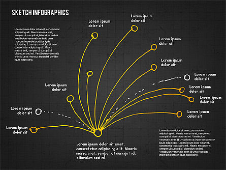 Gráficos de estilo dibujados a mano, Diapositiva 11, 02085, Modelos de negocios — PoweredTemplate.com