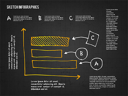 Gráficos de estilo dibujados a mano, Diapositiva 12, 02085, Modelos de negocios — PoweredTemplate.com