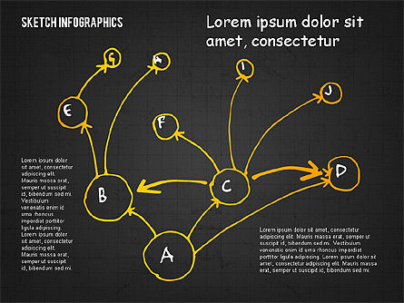 Gráficos de estilo dibujados a mano, Diapositiva 14, 02085, Modelos de negocios — PoweredTemplate.com