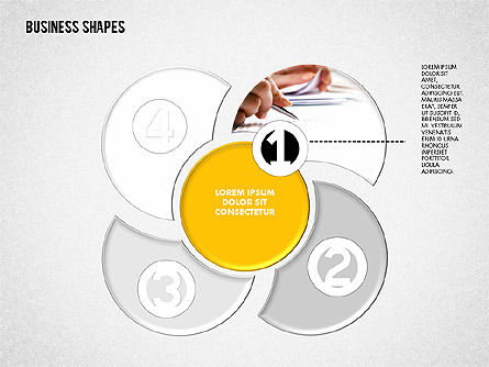 Schéma de scène avec photos, Diapositive 5, 02087, Schémas d'étapes — PoweredTemplate.com
