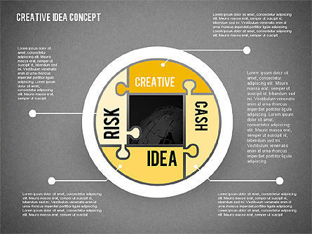 Idea Development Stages, Slide 12, 02088, Stage Diagrams — PoweredTemplate.com