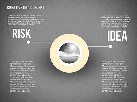 Étapes de développement de l'idée, Diapositive 14, 02088, Schémas d'étapes — PoweredTemplate.com