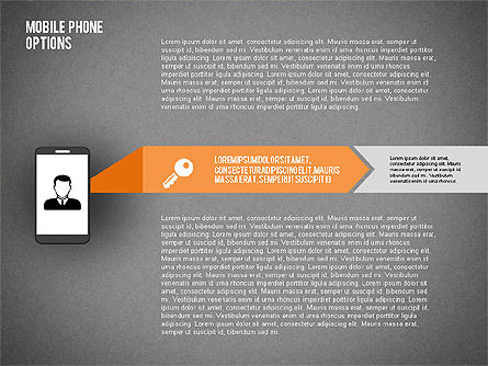 Opciones de Smartphone, Diapositiva 10, 02091, Diagramas de la etapa — PoweredTemplate.com