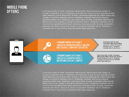 Smartphone-Optionen, Folie 11, 02091, Ablaufdiagramme — PoweredTemplate.com
