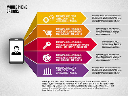 Pilihan Smartphone, Slide 6, 02091, Diagram Panggung — PoweredTemplate.com