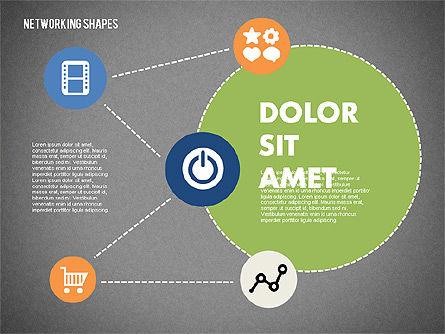 Mappa mentale con le icone, Slide 15, 02092, Modelli di lavoro — PoweredTemplate.com