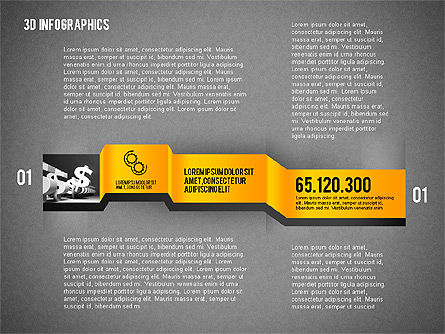 Pseudo 3D Opciones con Fotos, Diapositiva 13, 02097, Modelos de negocios — PoweredTemplate.com