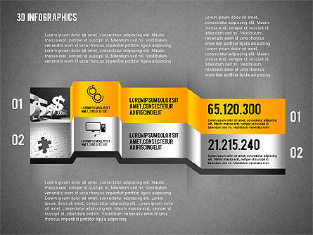 Pseudo 3D Opciones con Fotos, Diapositiva 14, 02097, Modelos de negocios — PoweredTemplate.com