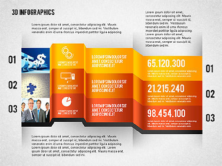 Pseudo 3D Opciones con Fotos, Diapositiva 7, 02097, Modelos de negocios — PoweredTemplate.com