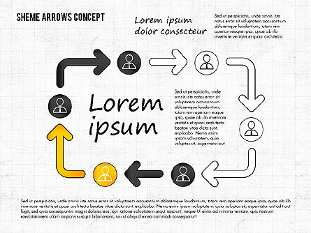 Diagram Struktur, Slide 8, 02100, Bagan Alur — PoweredTemplate.com