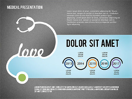 심장학 프리젠 테이션, 슬라이드 10, 02101, 의학 도표 및 차트 — PoweredTemplate.com