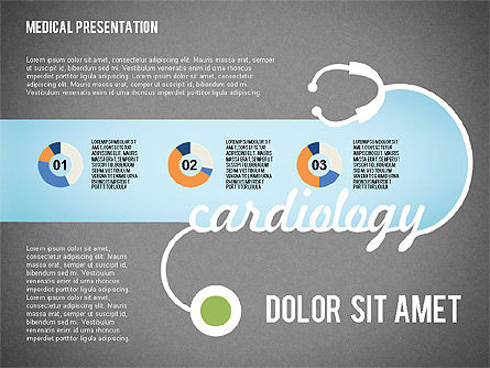 Presentación Cardiología, Diapositiva 12, 02101, Diagramas y gráficos médicos — PoweredTemplate.com