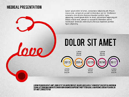 心臓学のプレゼンテーション, スライド 2, 02101, 医療用図＆グラフ — PoweredTemplate.com