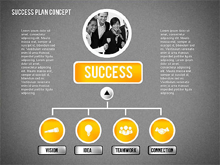 Konsep Presentasi Rencana Yang Berhasil, Slide 14, 02104, Model Bisnis — PoweredTemplate.com