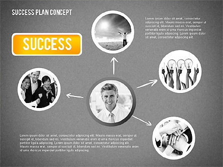 O conceito de apresentação do plano bem sucedido, Deslizar 15, 02104, Modelos de Negócio — PoweredTemplate.com