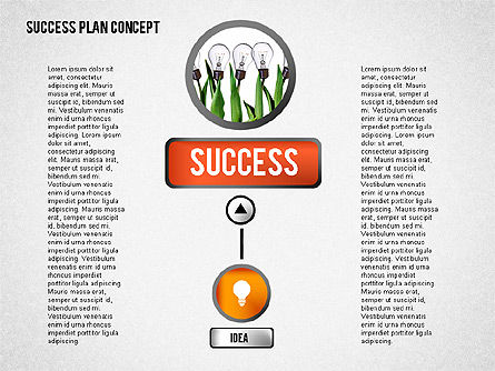 Concept de présentation de plan réussi, Diapositive 3, 02104, Modèles commerciaux — PoweredTemplate.com