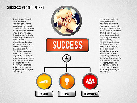 O conceito de apresentação do plano bem sucedido, Deslizar 5, 02104, Modelos de Negócio — PoweredTemplate.com