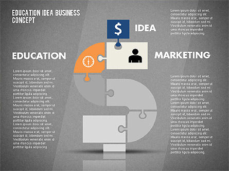 수익성있는 아이디어 다이어그램, 슬라이드 13, 02105, 단계 도표 — PoweredTemplate.com