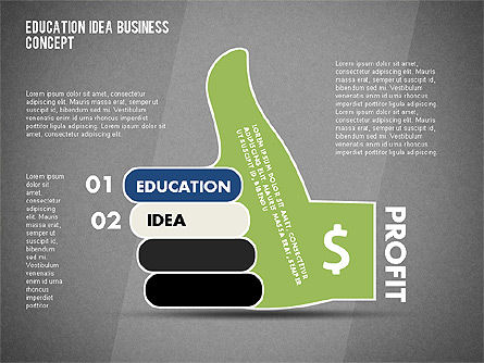 Profitable Idea Diagram, Slide 18, 02105, Stage Diagrams — PoweredTemplate.com