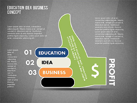O diagrama de ideias lucrativo, Deslizar 19, 02105, Diagramas de Etapas — PoweredTemplate.com
