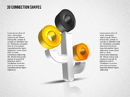 Formes 3D complexes, Diapositive 6, 02107, Formes — PoweredTemplate.com