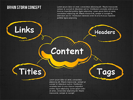Concetto di Brainstorm, Slide 13, 02108, Forme — PoweredTemplate.com