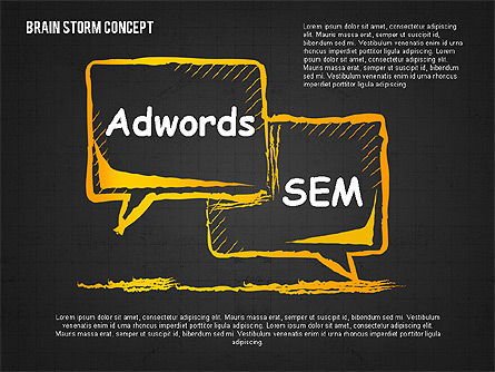 Concepto de Brainstorm, Diapositiva 15, 02108, Formas — PoweredTemplate.com
