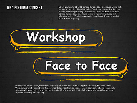Concetto di Brainstorm, Slide 16, 02108, Forme — PoweredTemplate.com