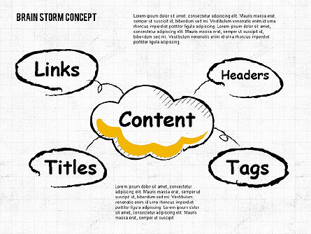 Concetto di Brainstorm, Slide 5, 02108, Forme — PoweredTemplate.com