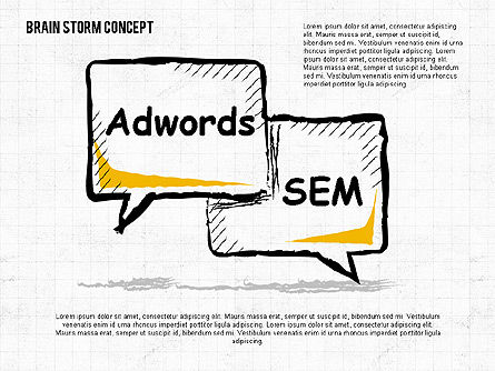 Concepto de Brainstorm, Diapositiva 7, 02108, Formas — PoweredTemplate.com