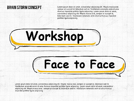 Brainstorm Concept, Slide 8, 02108, Shapes — PoweredTemplate.com