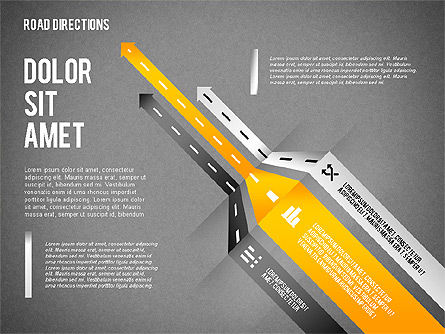 Options de route, Diapositive 12, 02112, Modèles commerciaux — PoweredTemplate.com