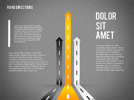 Options de route, Diapositive 14, 02112, Modèles commerciaux — PoweredTemplate.com