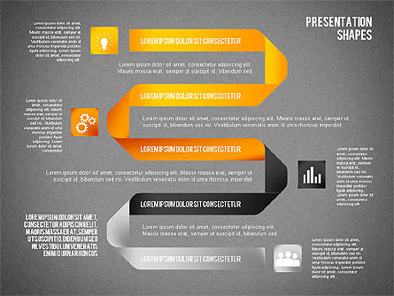 Opciones y formas del estilo del origami, Diapositiva 15, 02114, Modelos de negocios — PoweredTemplate.com