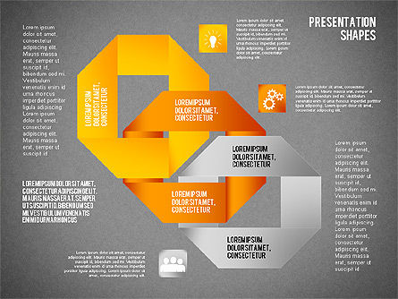 Opciones y formas del estilo del origami, Diapositiva 16, 02114, Modelos de negocios — PoweredTemplate.com