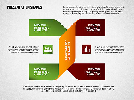 Options et formes de style origami, Diapositive 2, 02114, Modèles commerciaux — PoweredTemplate.com