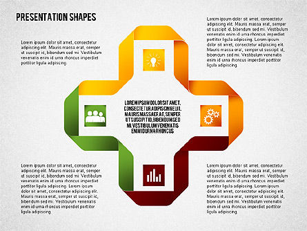 Opciones y formas del estilo del origami, Diapositiva 4, 02114, Modelos de negocios — PoweredTemplate.com