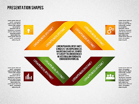 Opciones y formas del estilo del origami, Diapositiva 6, 02114, Modelos de negocios — PoweredTemplate.com