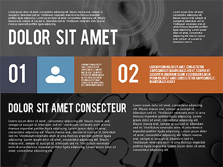 Modern platte ontwerp presentatie met foto, Dia 12, 02115, Presentatie Templates — PoweredTemplate.com