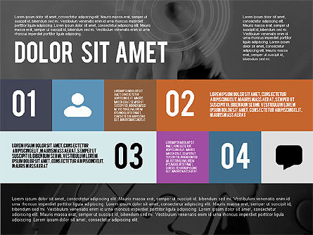 Modern Flat Design Presentation with Photo, Slide 13, 02115, Presentation Templates — PoweredTemplate.com