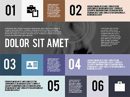Modern Flat Design Presentation with Photo, Slide 16, 02115, Presentation Templates — PoweredTemplate.com