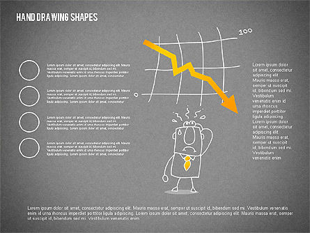 Hand Drawn Funny Character, Slide 14, 02116, Shapes — PoweredTemplate.com